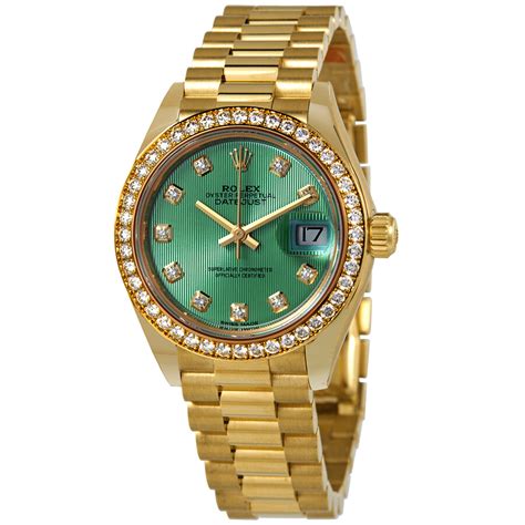 rolex verde mujer|rolex watches for women official site.